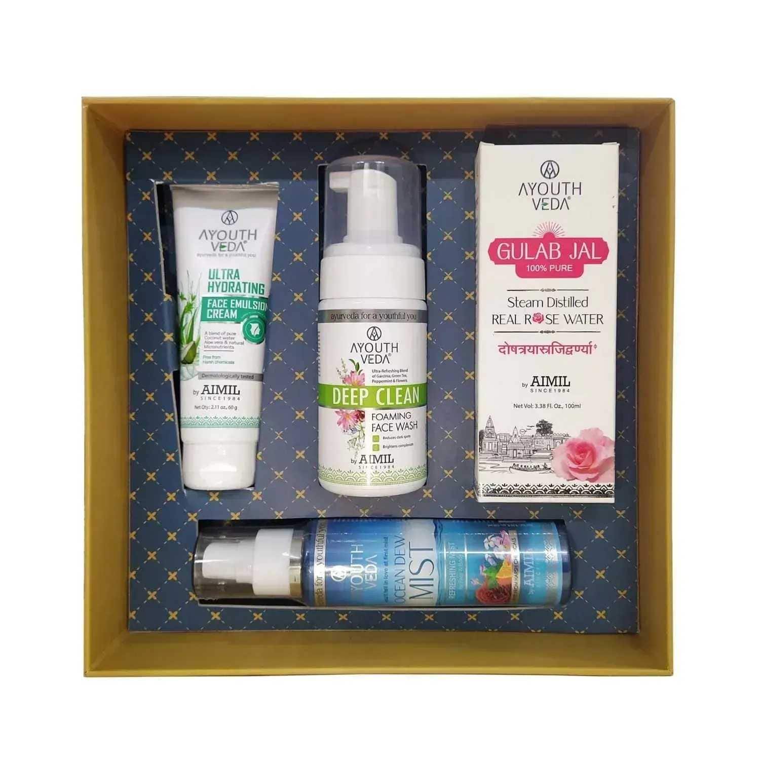 Ayouthveda | Ayouthveda Advance Skin Hydrating Gift Set - (4 Pcs)