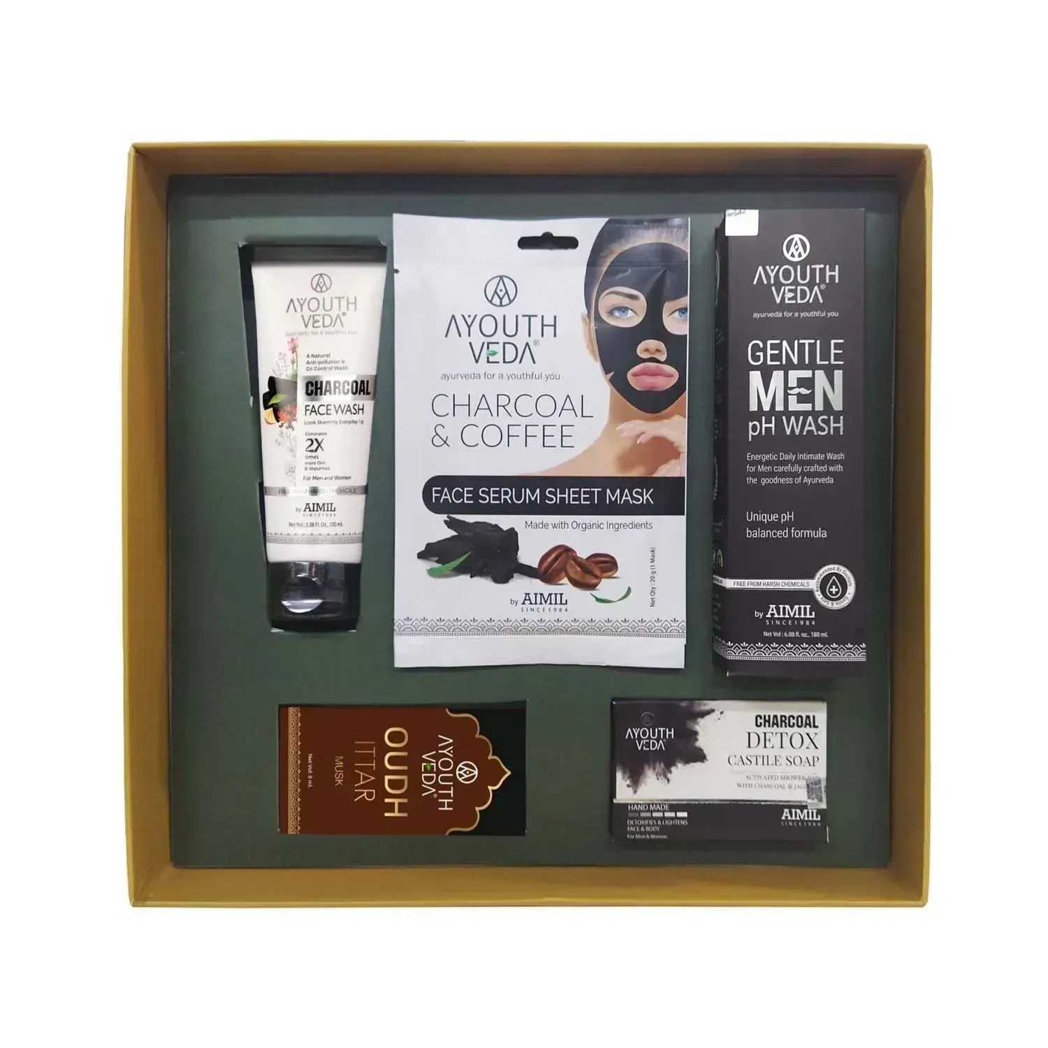 Ayouthveda | Ayouthveda Grooming Gift Set for Men - (6 Pcs)
