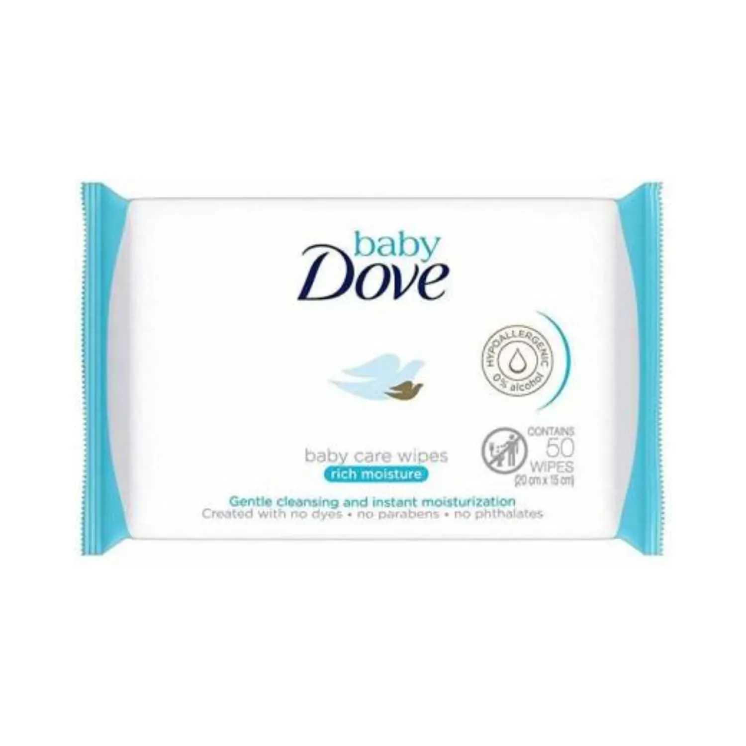 Baby Dove | Baby Dove Rich Moisture Baby Wipes - (50 Pcs)