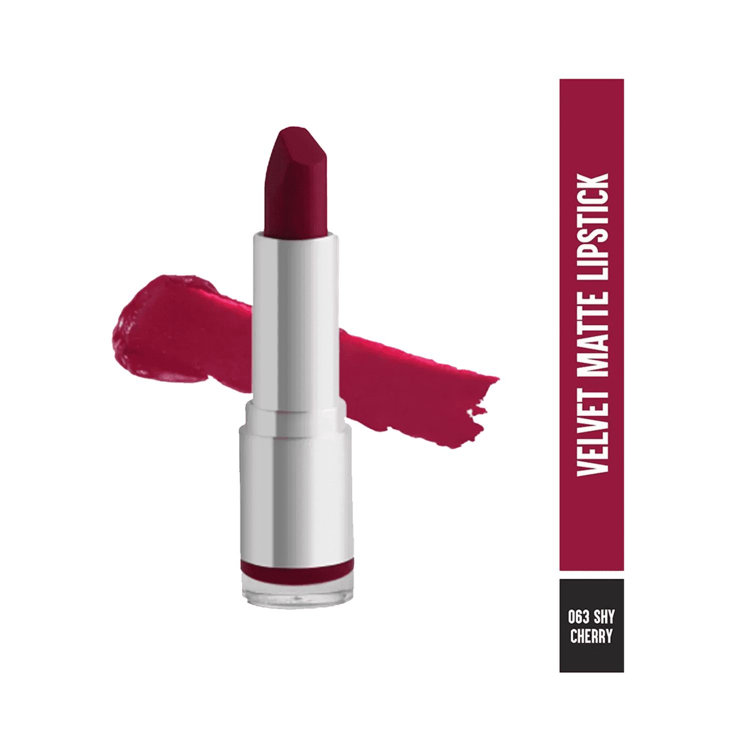 Colorbar | Colorbar Velvet Matte Lipstick - 063 Shy Cherry (4.2gm)