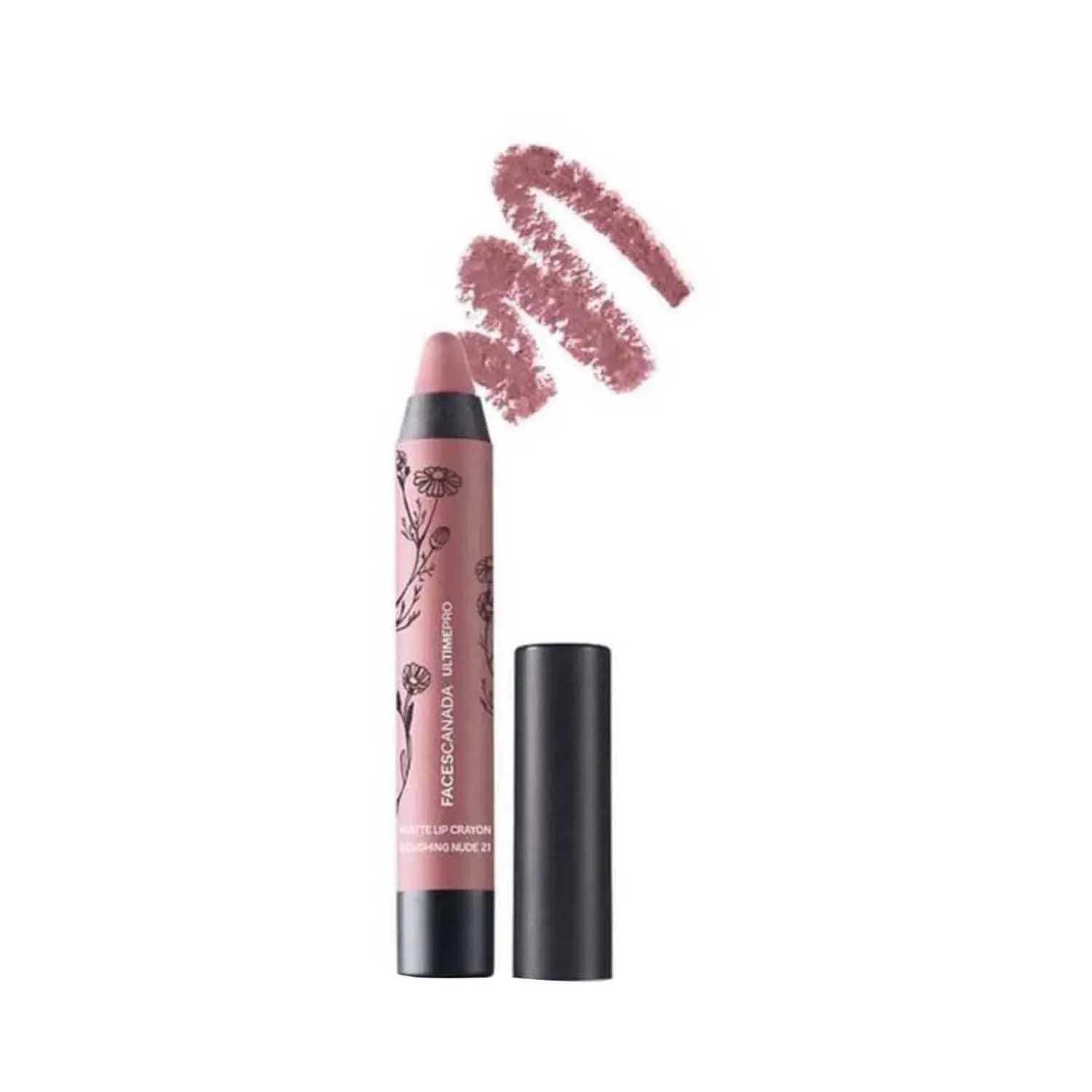 Faces Canada | Faces Canada Ultime Pro Matte Lip Crayon - 10 Blushing Nude (2.5g)