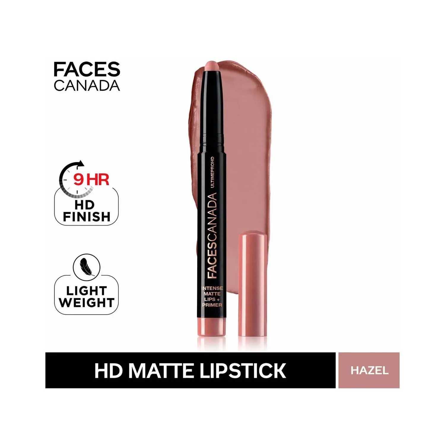 Faces Canada | Faces Canada Ultime Pro HD Intense Matte Lips + Primer - 19 Hazel (1.4g)