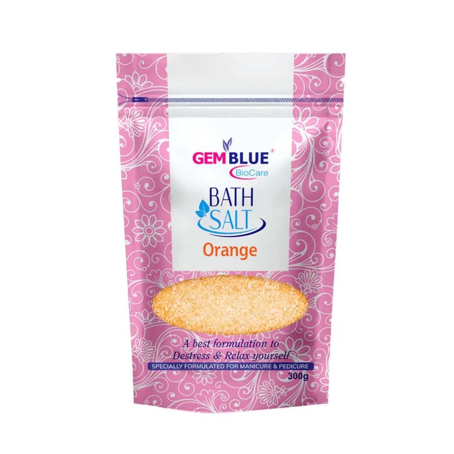 Gemblue Biocare | Gemblue Biocare Orange Epsom Bath Salt - (300g)