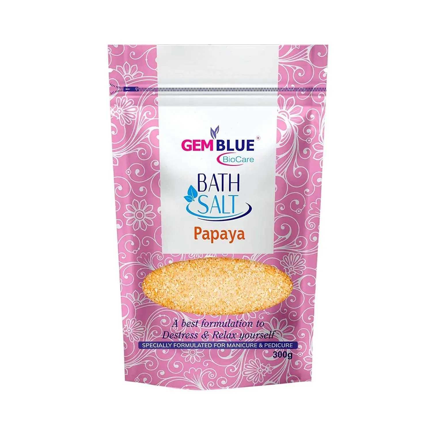 Gemblue Biocare | Gemblue Biocare Papaya Bath Salt - (300g)