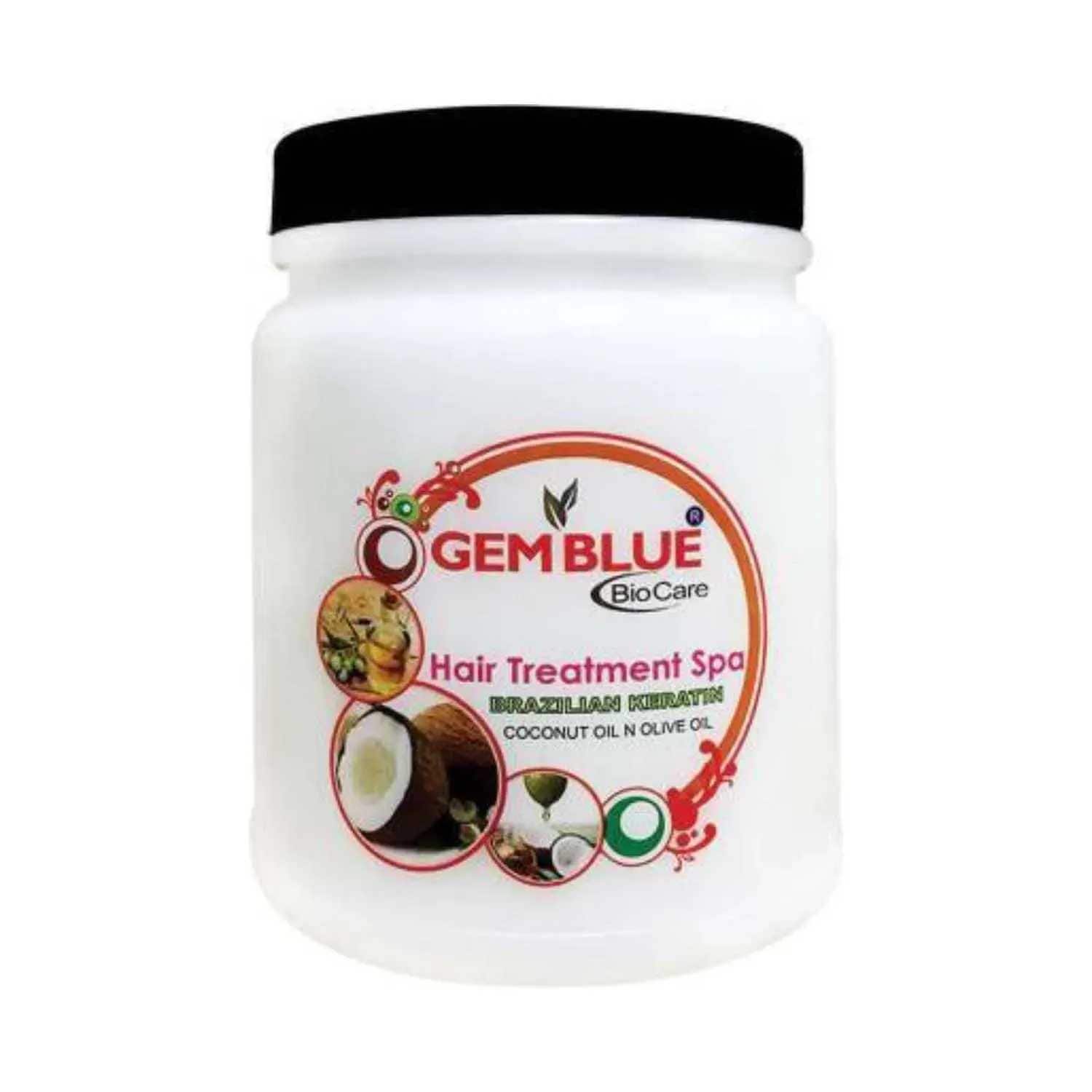 Gemblue Biocare | Gemblue Biocare Brazilian Keratin Hair Treatment Spa Cream - (1000ml)