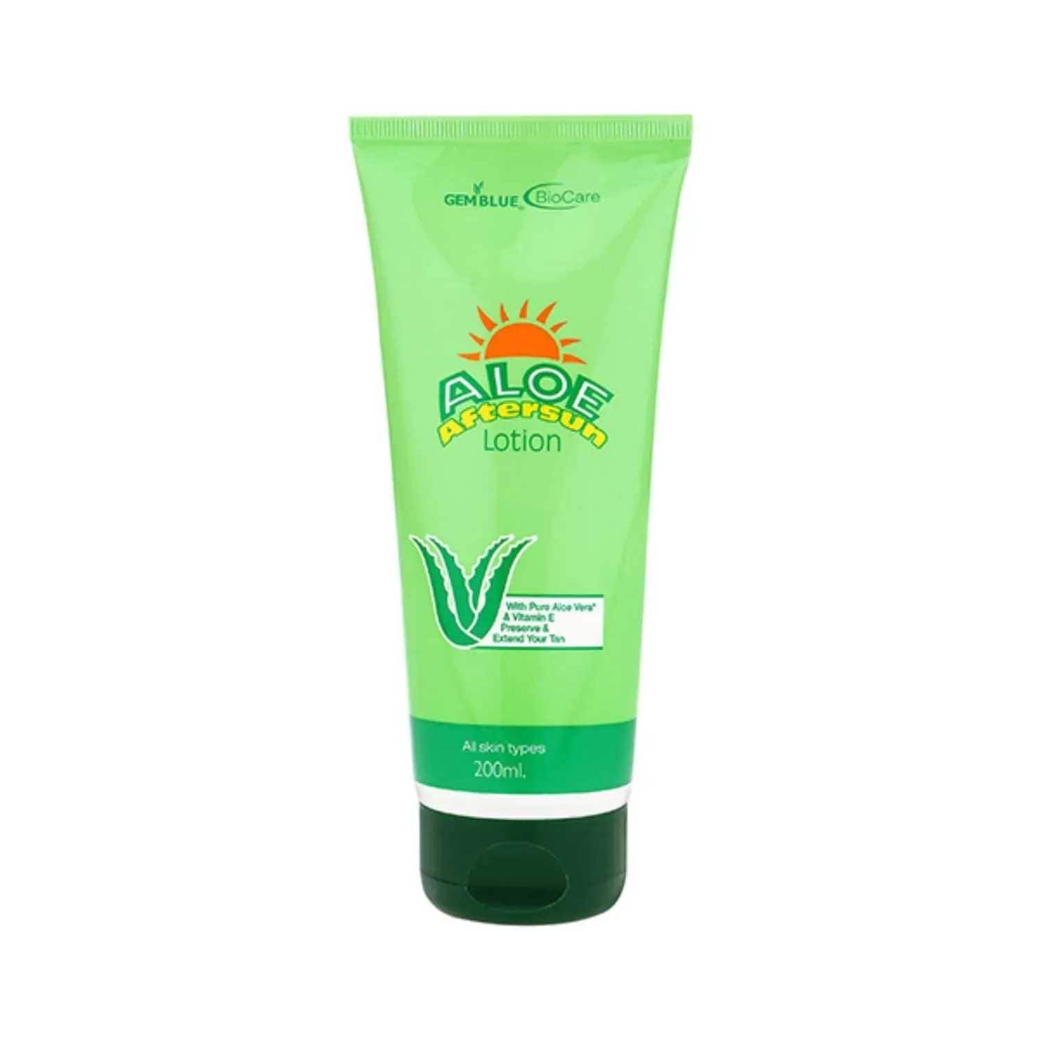 Gemblue Biocare | Gemblue Biocare Aloe Vera After Sun Lotion Sunscreen Cream - (200ml)