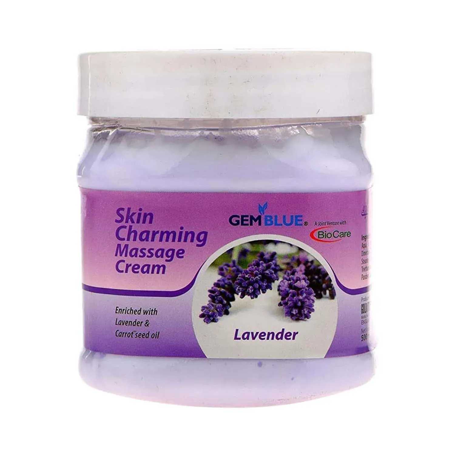 Gemblue Biocare | Gemblue Biocare Lavender Face And Body Cream - (500ml)