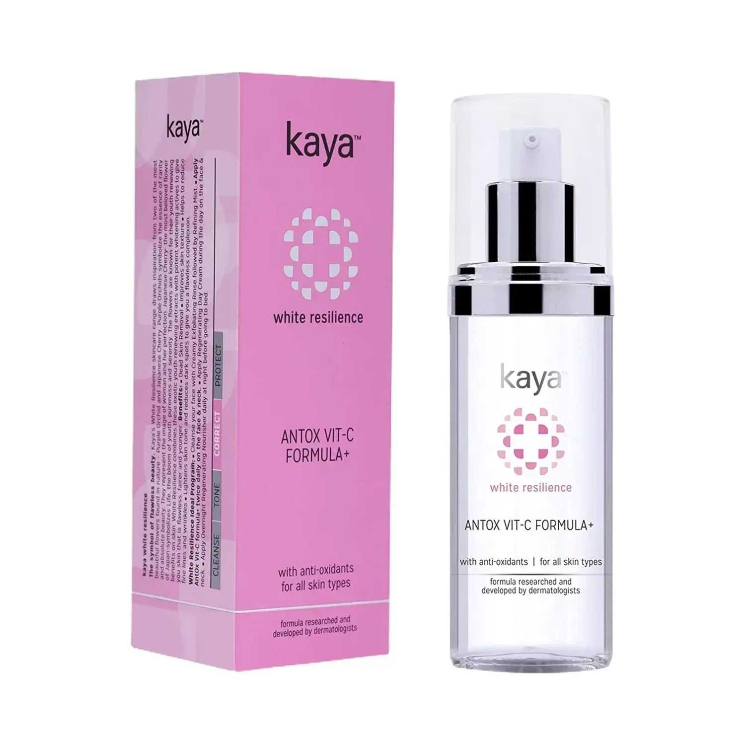KAYA | Kaya White Resilience Antox Vit C Formula Face Serum - (30ml)