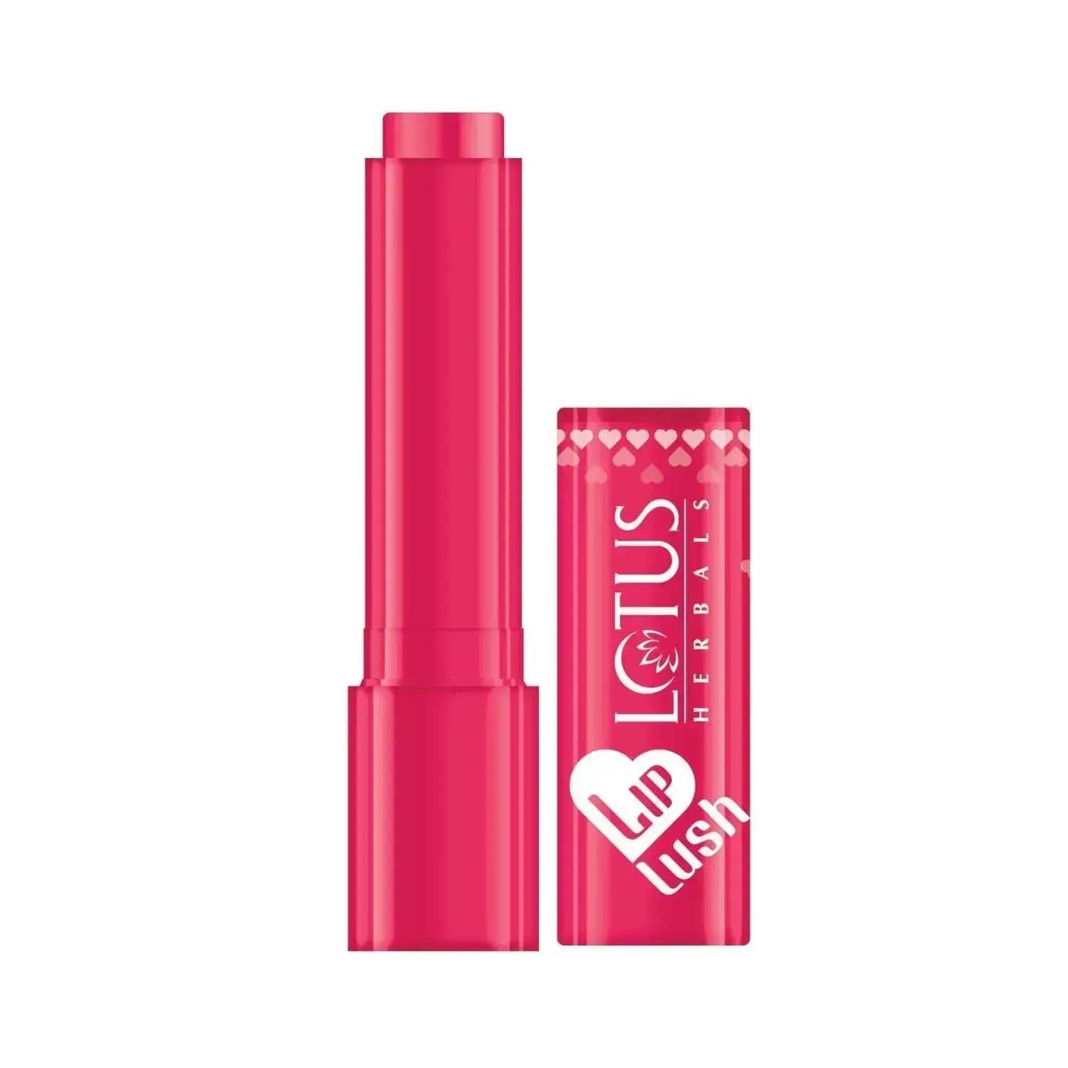 Lotus | Lotus Herbals Lip Lush Tinted Lip Balm SPF 20 - Pink Guava Rush (4g)