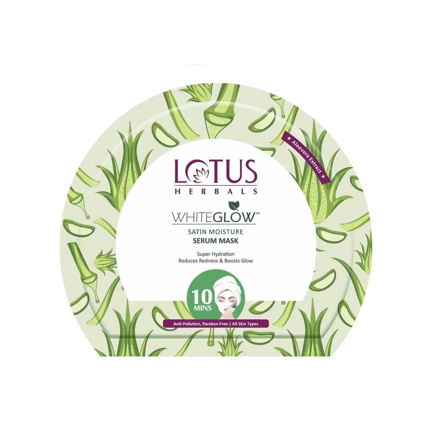 Lotus | Lotus Herbals Whiteglow Satin Moisture Serum Mask - (20g)
