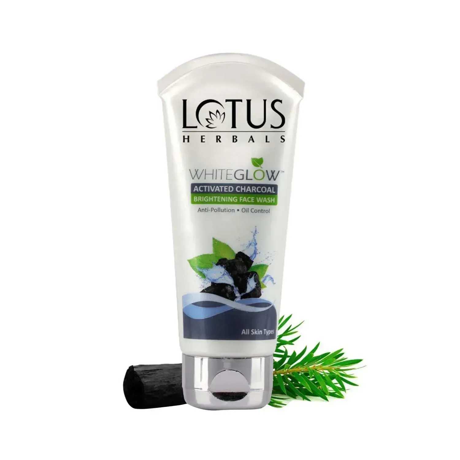 Lotus | Lotus Herbals Whiteglow Activated Charcoal Brightening Face Masque - (100g)