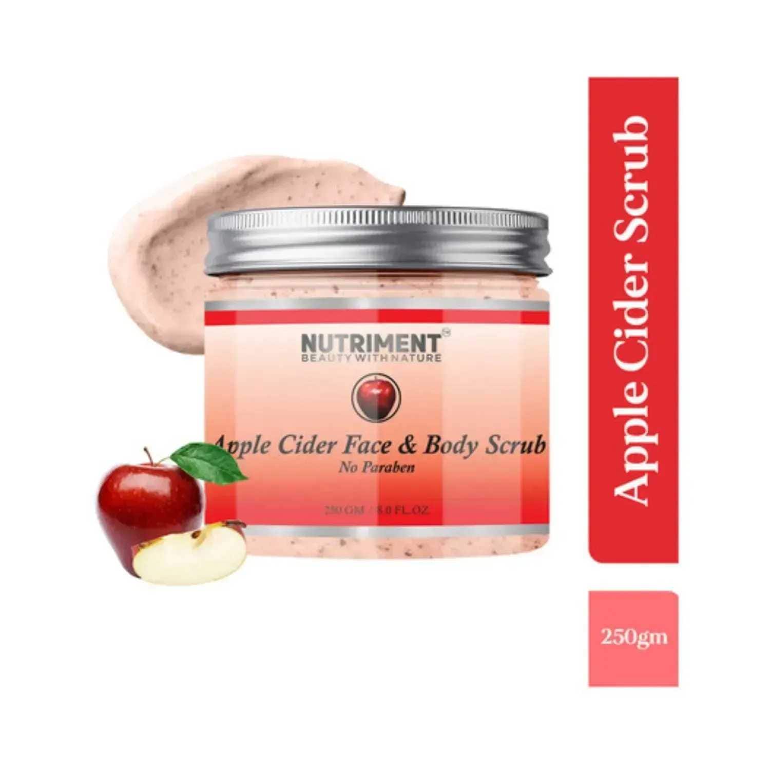 Nutriment Apple Cider Face And Body Scrub - (250g)