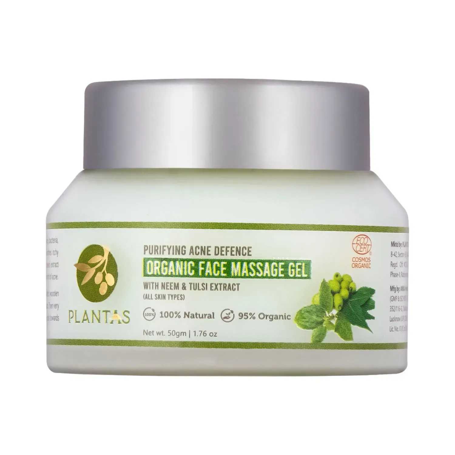PLANTAS | Plantas Purifying Acne Defence Organic Face Massage Gel - (50g)
