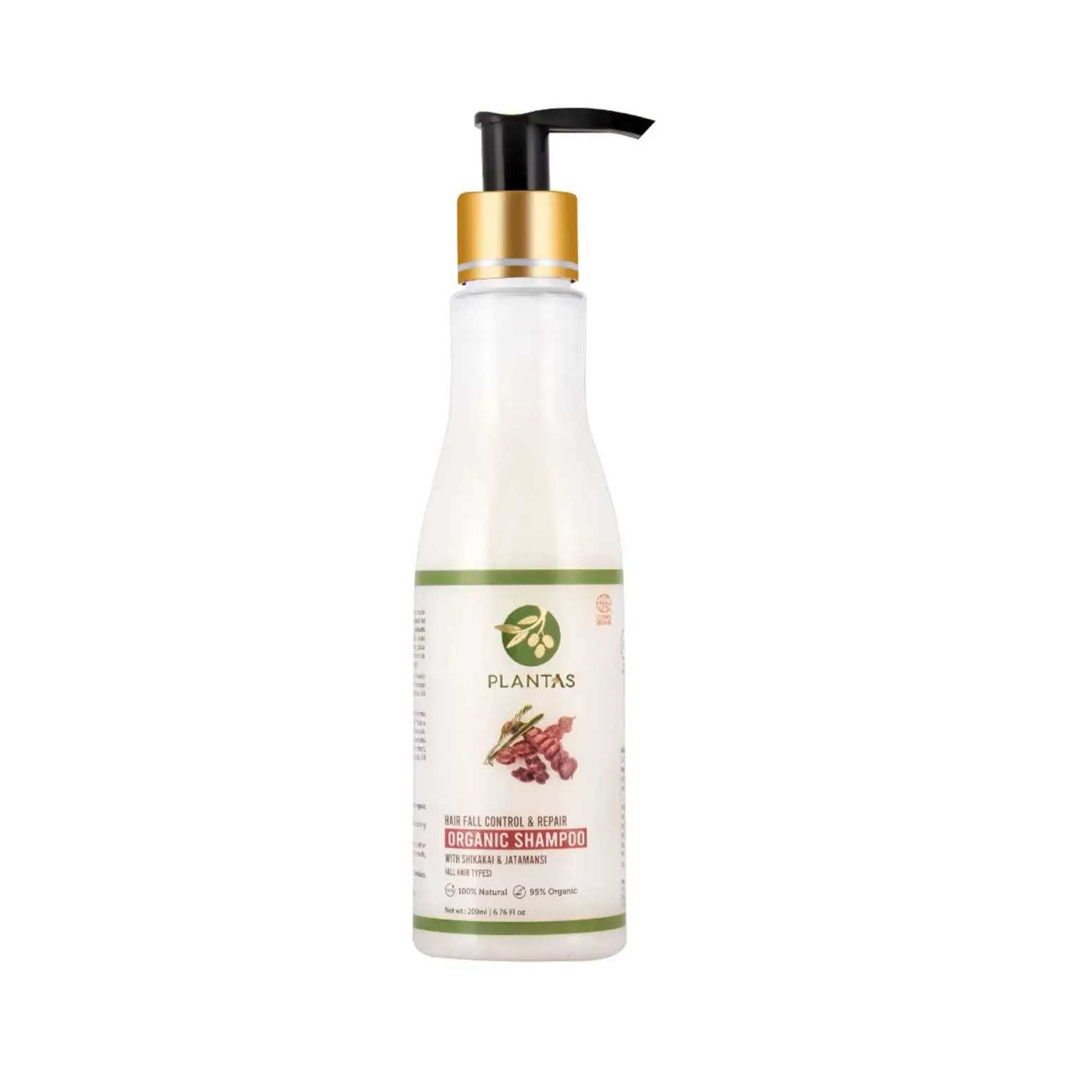 PLANTAS | Plantas Hair Fall Control & Repair Organic Shampoo - (200ml)