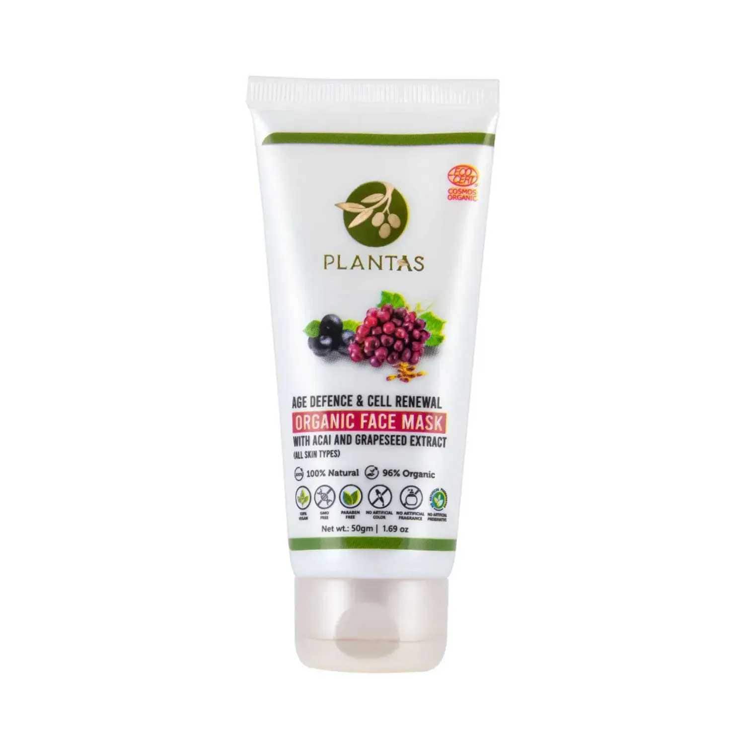 PLANTAS | Plantas Age Defence & Cell Renewal Organic Face Mask - (50g)
