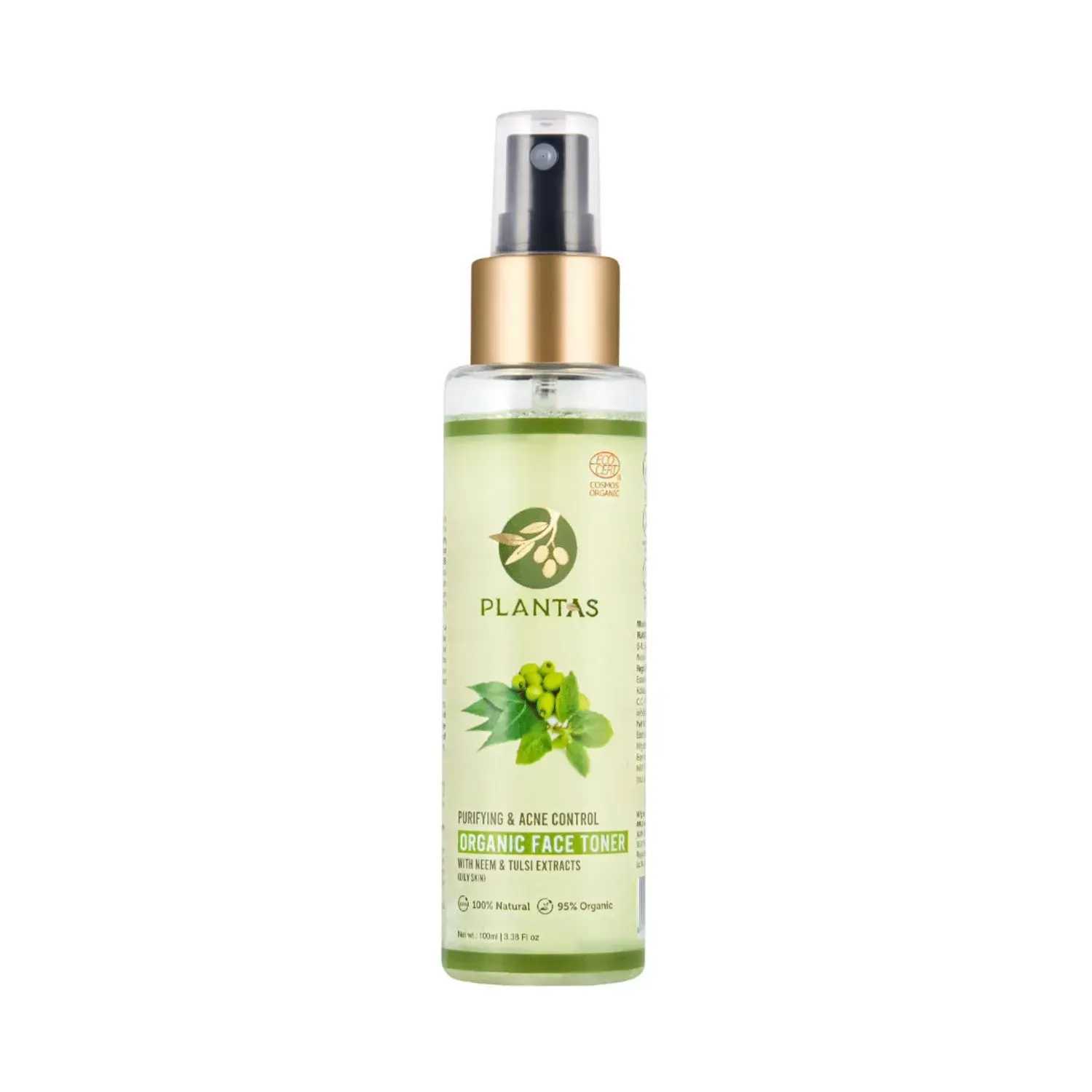 PLANTAS | Plantas Purifying & Acne Control Organic Face Toner - (100ml)