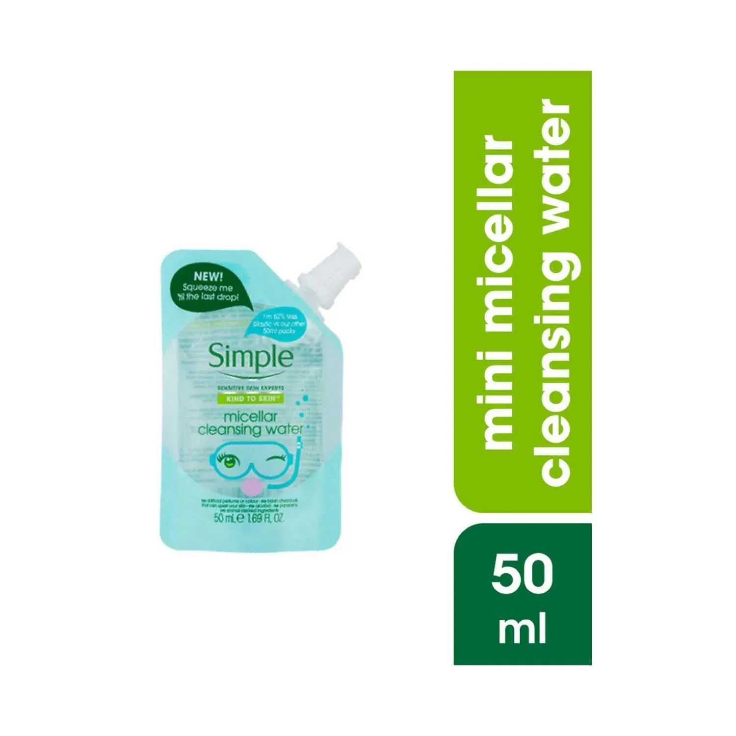 Simple | Simple Kind To Skin Micellar Cleansing Water (50ml)