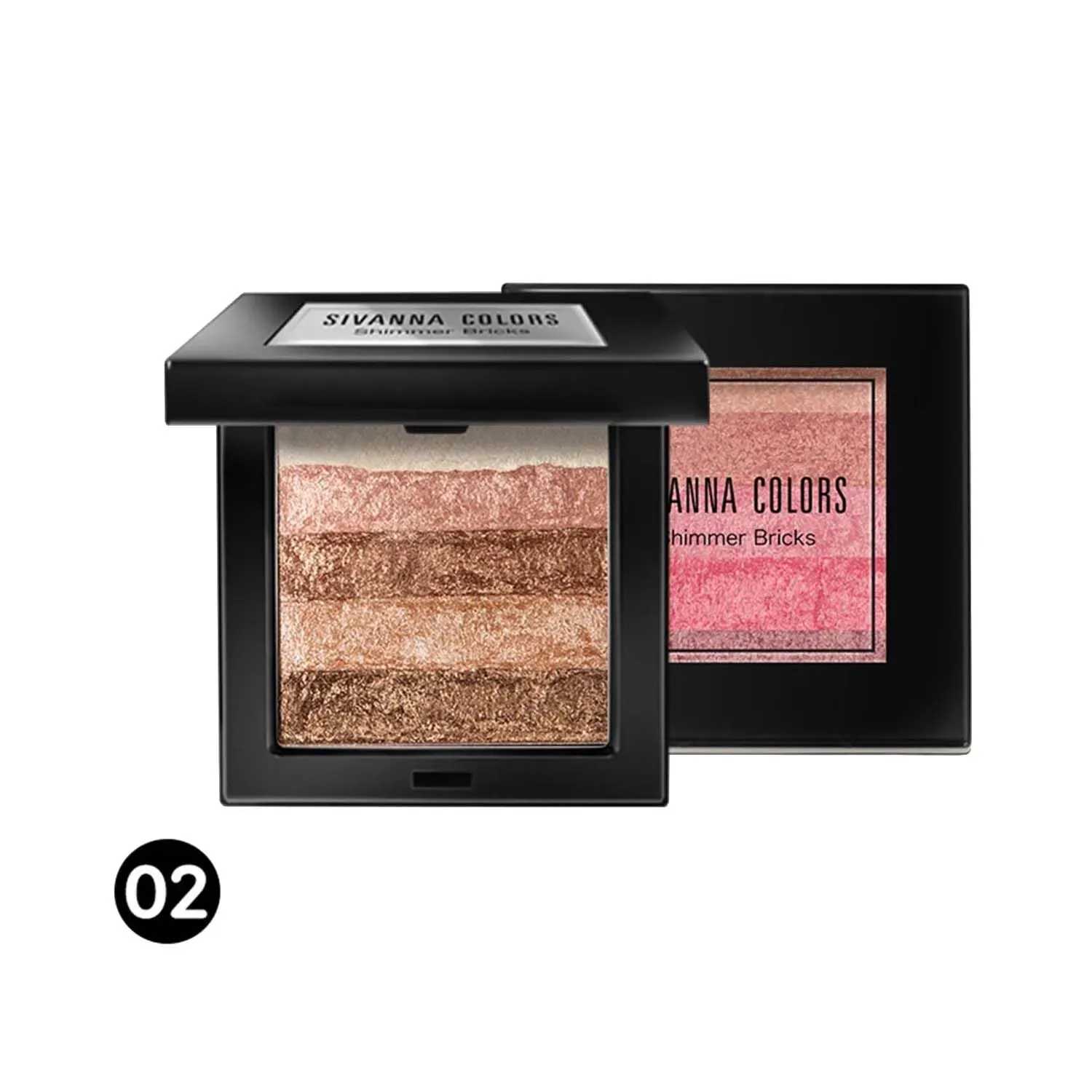 Sivanna | Sivanna Colors Shining Star Shimmer Brick Blusher - 02 Shade (20g)