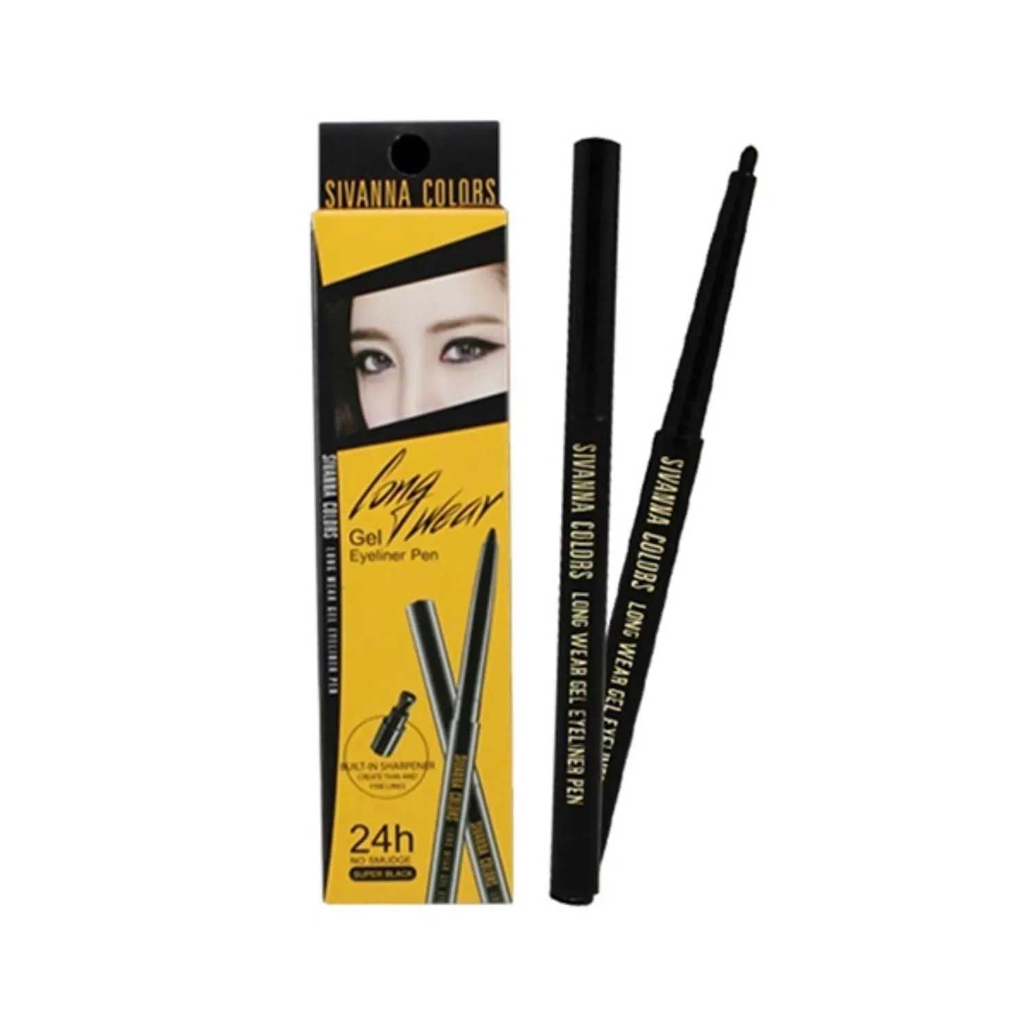 Sivanna | Sivanna Colors Long Wear Gel Eyeliner Pen - Black (0.5g)