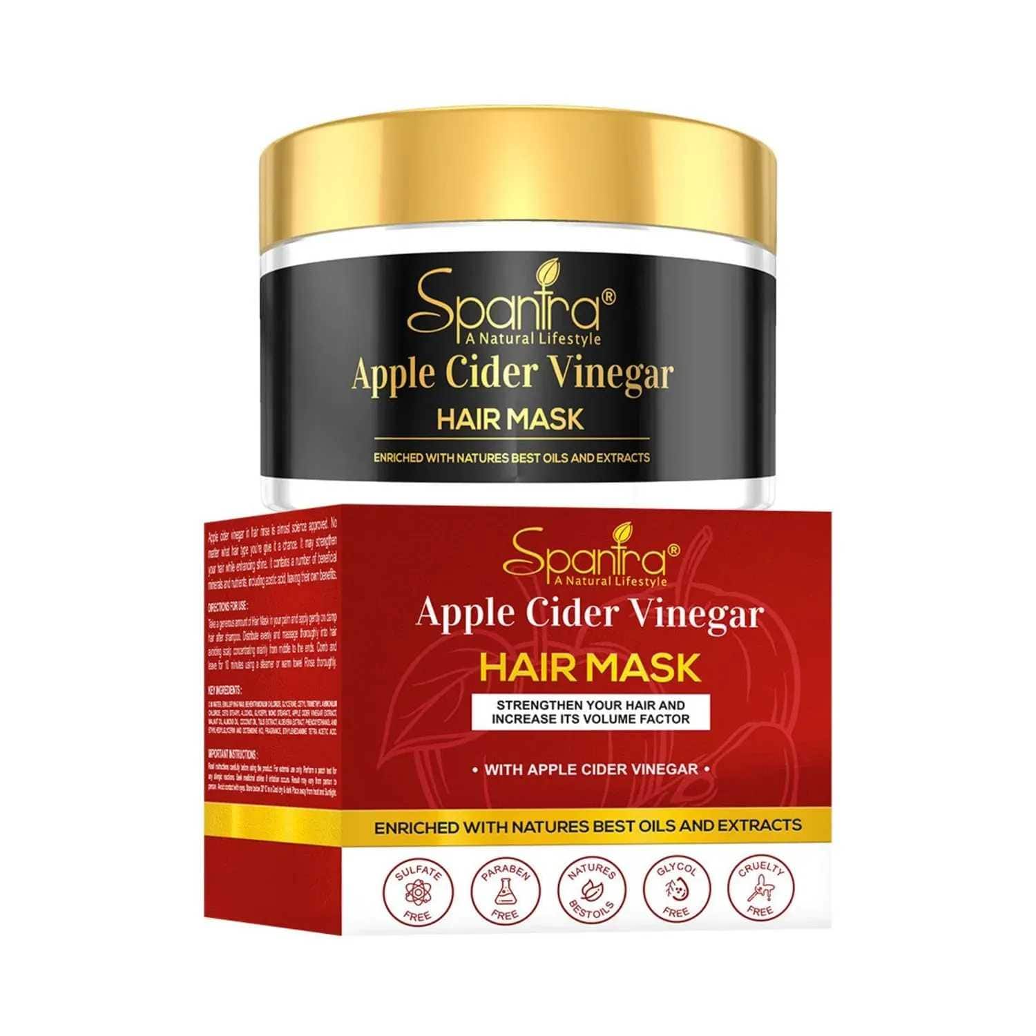 Spantra | Spantra Apple Cider Hair Mask - (250g)