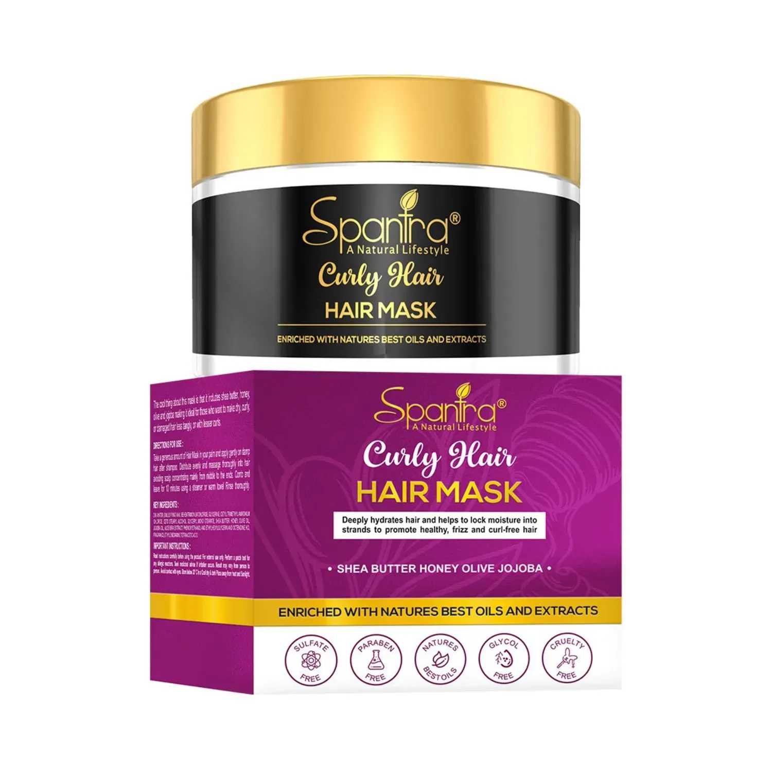 Spantra | Spantra Curly Hair Mask - (250g)