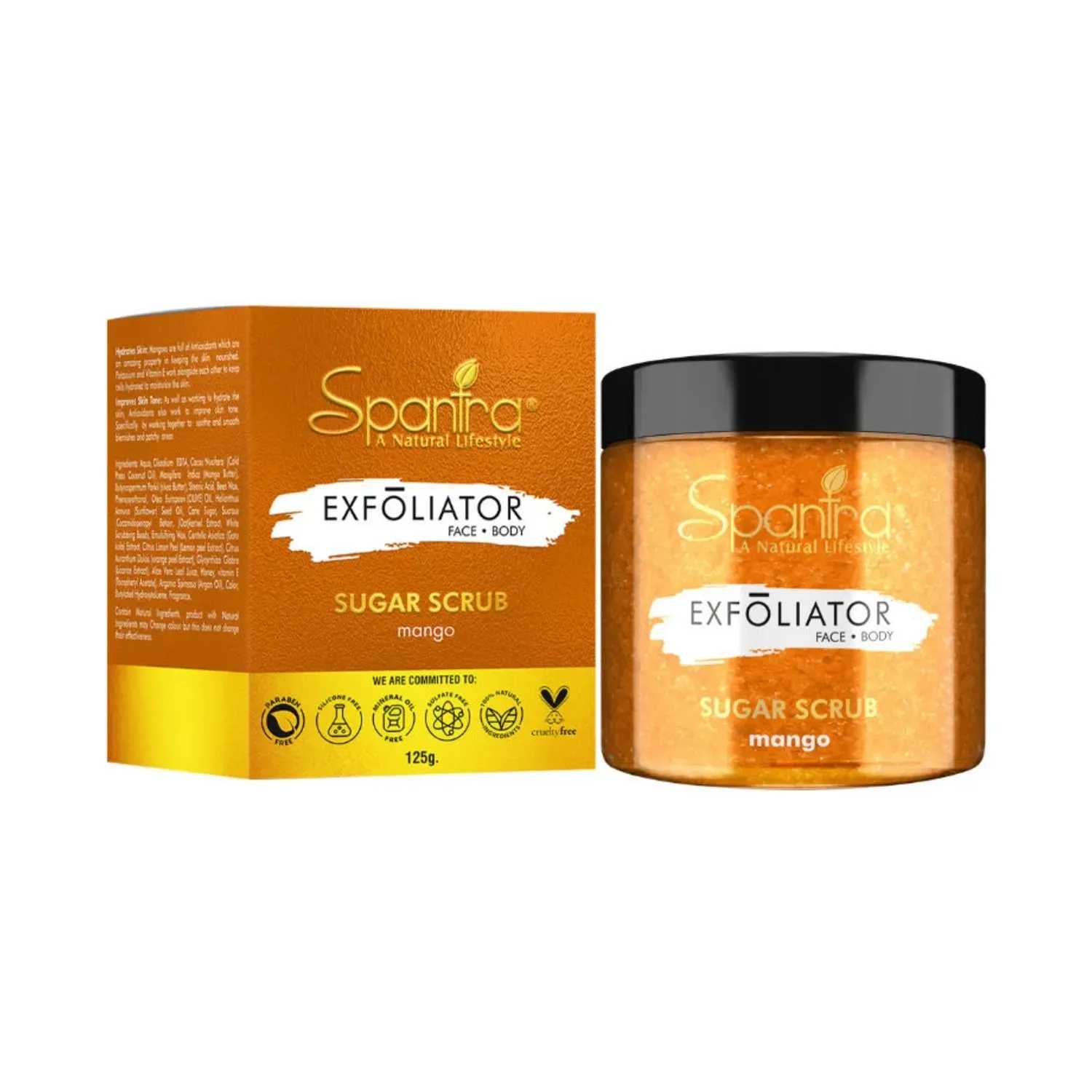 Spantra | Spantra Exfoliator Mango Sugar Scrub - (125g)