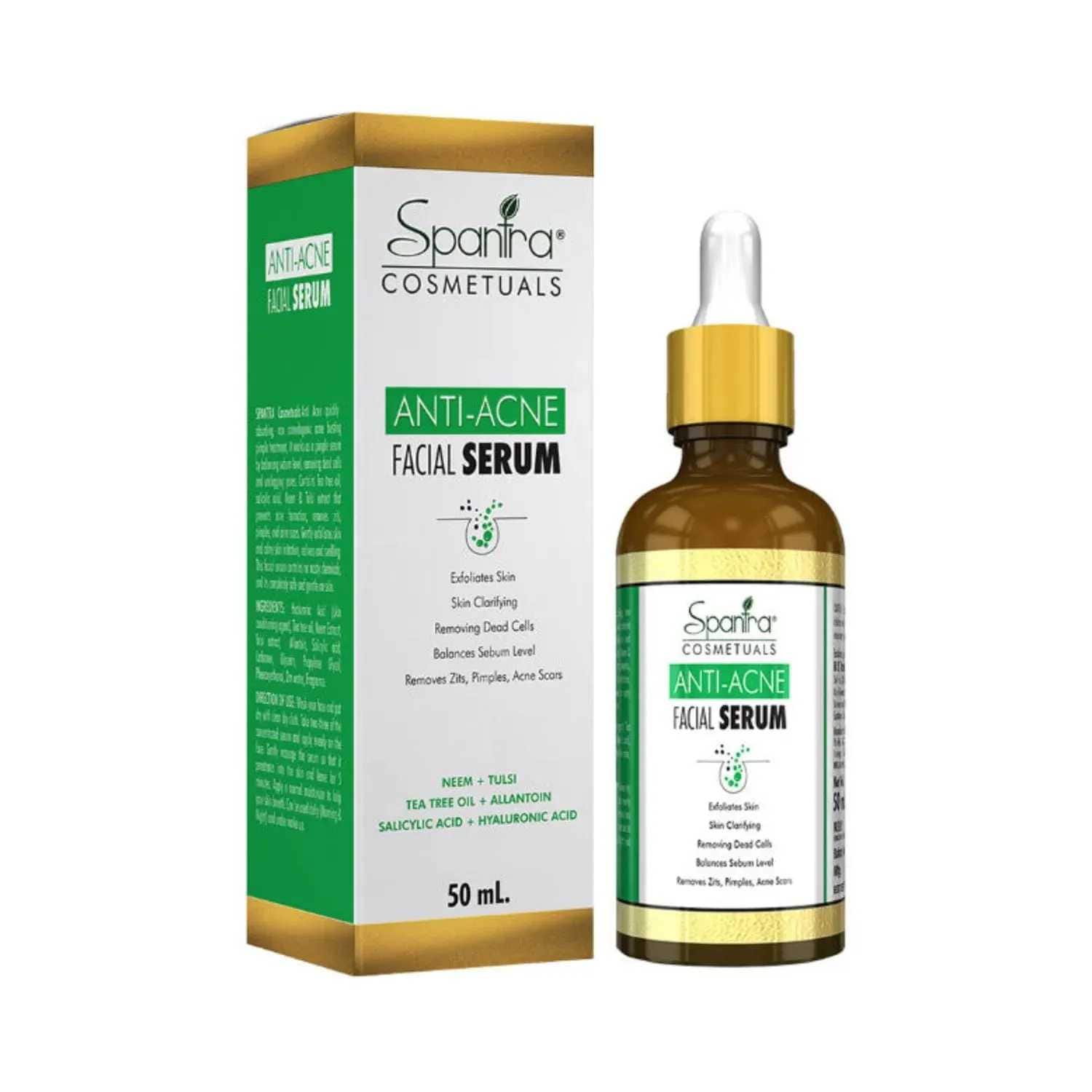 Spantra | Spantra Anti Acne Facial Serum - (50ml)