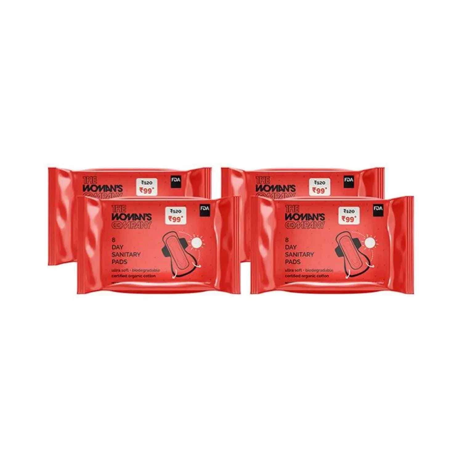 The Woman's Company | The Woman's Company Day Sanitary Pads - (32 Pcs)