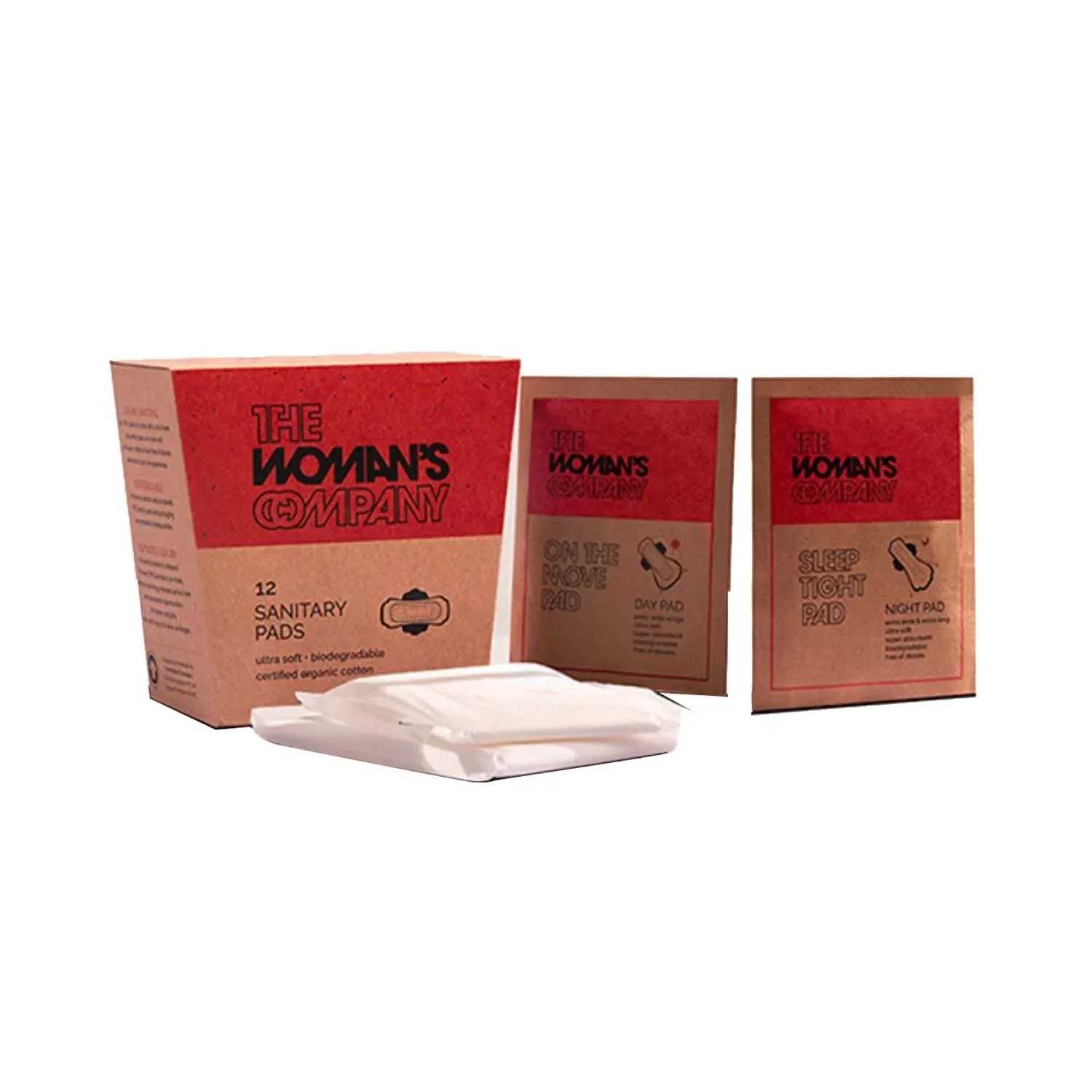 The Woman's Company | The Woman's Company Day & Night Sanitary Pad - (12 Pcs)