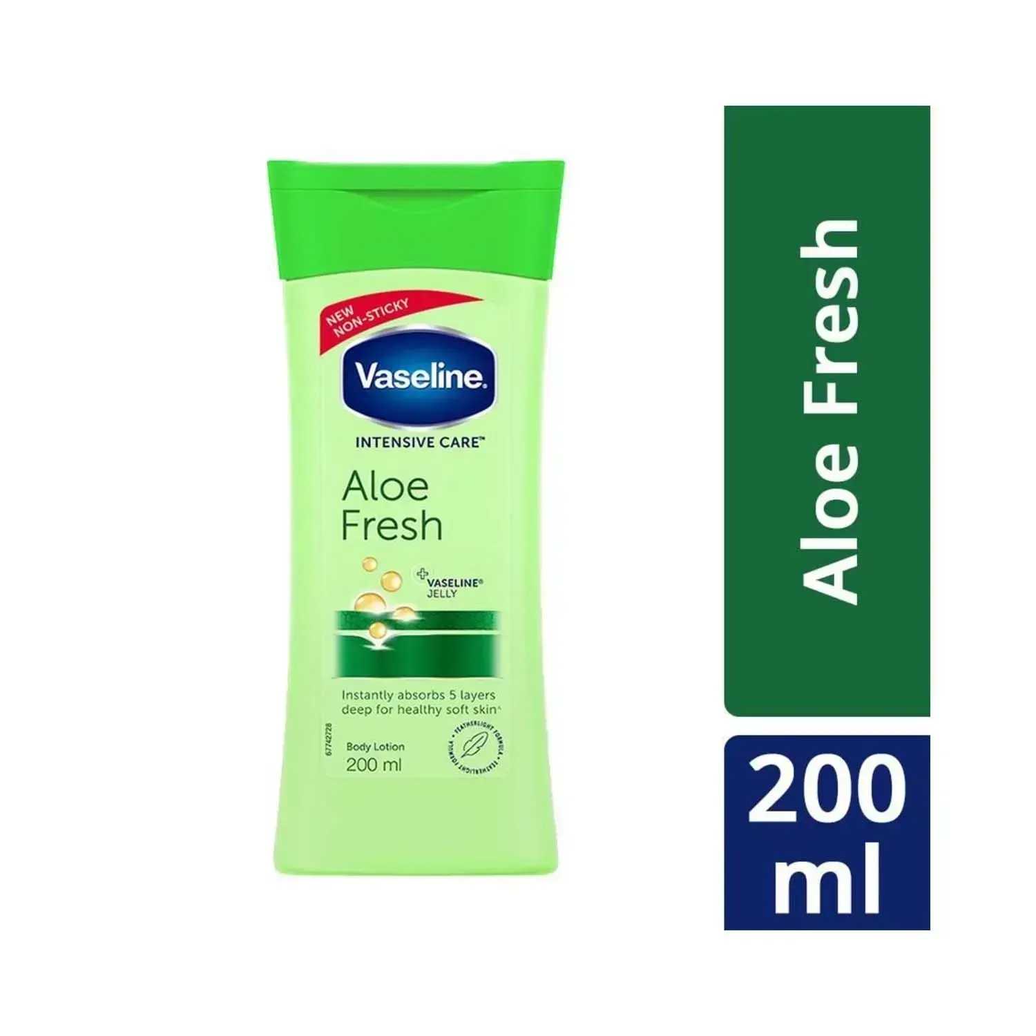 Vaseline | Vaseline Intensive Care Aloe Fresh Body Lotion - (200ml)