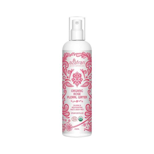 Azafran Organic Rose Water Floral Water (200ml)