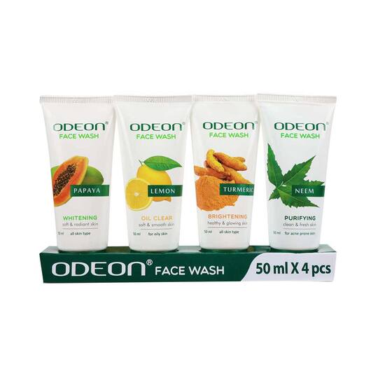 Odeon Face Wash Set - (4 Pcs)