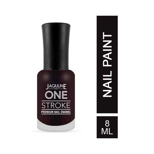 Jaquline USA One Stroke Premium Nail Enamel - J56 Maroon Martini (8ml)