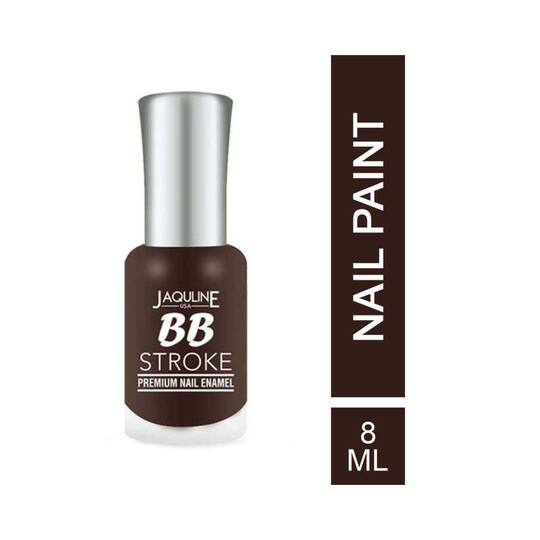 Jaquline USA BB Stroke Premium Nail Enamel - 15 Coffee Rush (8ml)