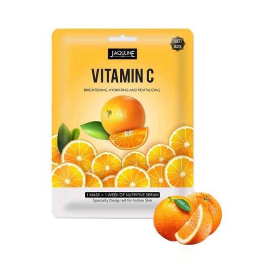 Jaquline USA Vitamin C Sheet Mask - (25ml)