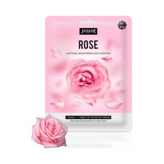 Jaquline USA Rose Sheet Mask - (25ml)
