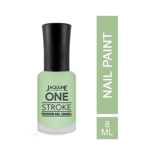 Jaquline USA One Stroke Premium Nail Enamel - J45 Mint Wink (8ml)