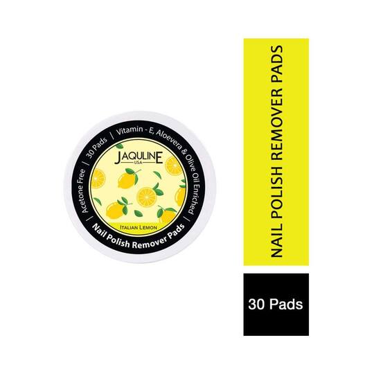 Jaquline USA Italian Lemon Nail Polish Remover Pads (30 Pcs)