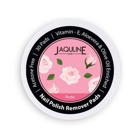 Jaquline USA Rose Nail Polish Remover Pads - (30 Pcs)