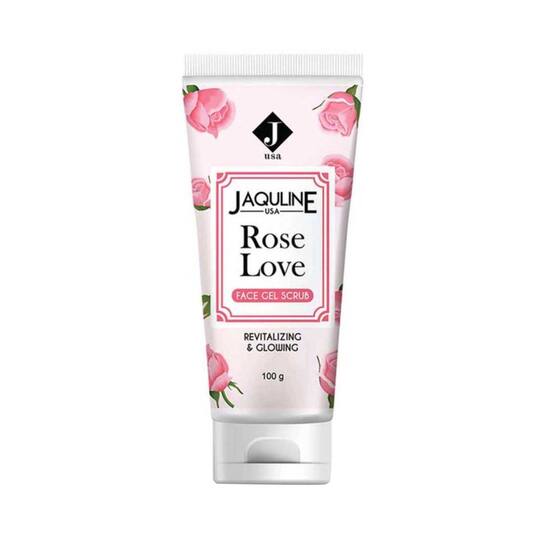 Jaquline USA Rose Love Face Gel Scrub - (100g)