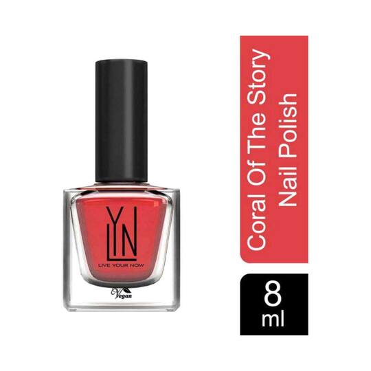 LYN Fast Dry Non Toxic Nail Polish - Coral Of The Story (8ml)