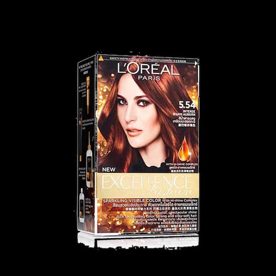 L'Oreal Paris Excellence Fashion Highlights Hair Color, 5.54 Intense Warm Auburn