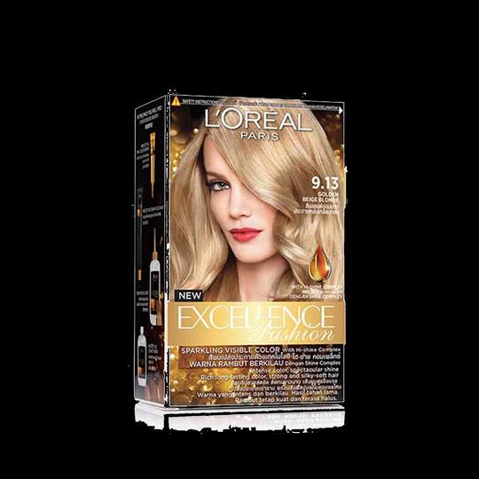 L'Oreal Paris Excellence Fashion Highlights Hair Color, 9.13 Golden Beige Blonde
