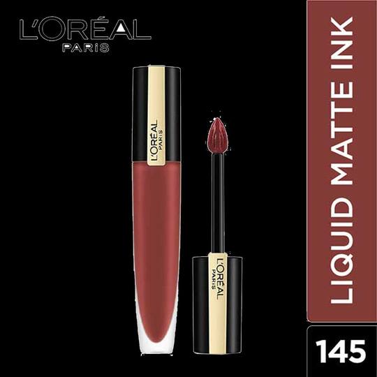 L'Oreal Paris Rouge Signature Matte Liquid Lipstick, 145 I Convince