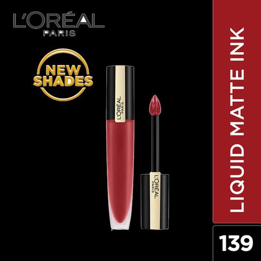 L'Oreal Paris Rouge Signature Matte Liquid Lipstick,139 Adored