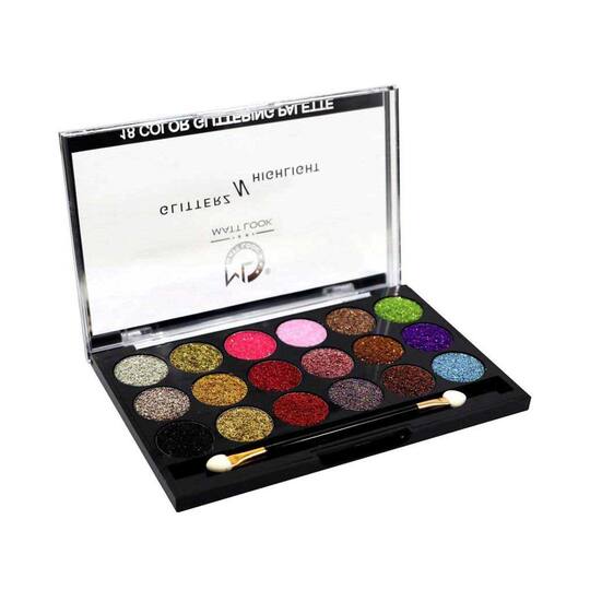 Matt Look Glitters N Highlight Eyeshadow Palette - Limited Edition (18g)
