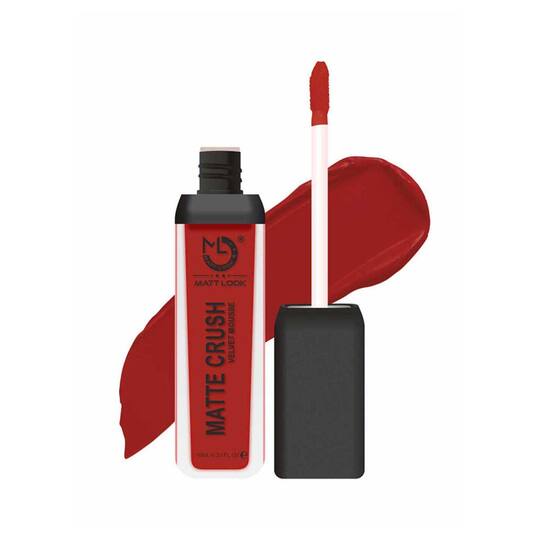 Matt Look Matte Crush Velvet Mousse Liquid Lipstick - Sexy Red (10ml)