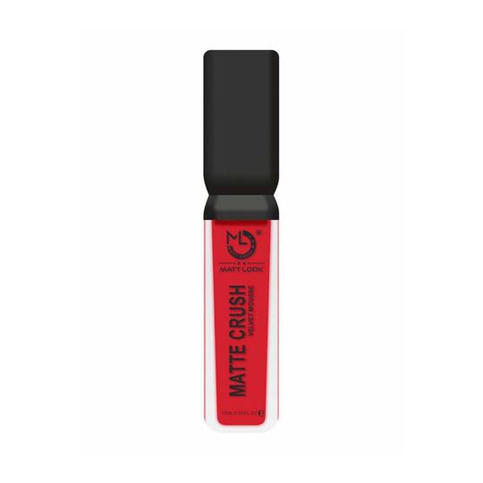 Matt Look Matte Crush Velvet Mousse Liquid Lipstick - Go Red (10ml)