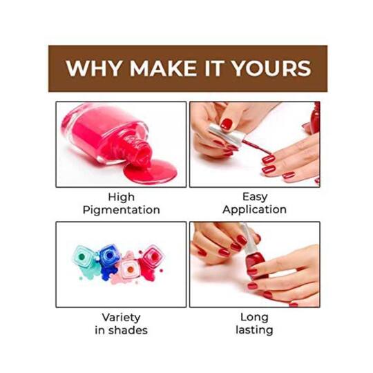 Matt Look Nails Makeup Colour Therapy Nail Polish - 35 Shade (14ml)