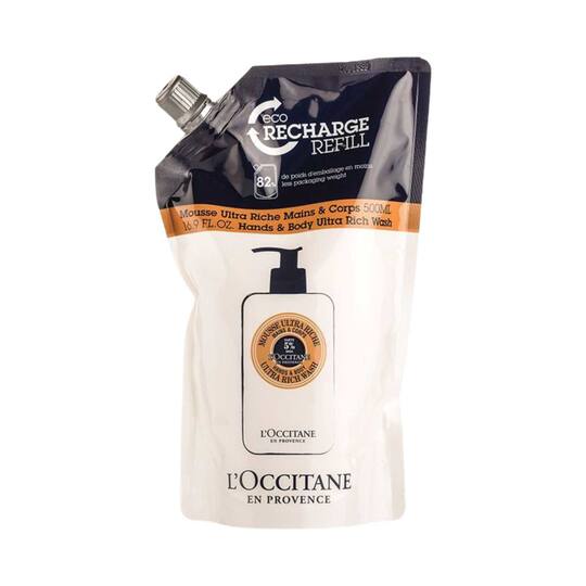 L'Occitane Shea Hands & Body Ultra Rich Body Wash Refill - (500ml)